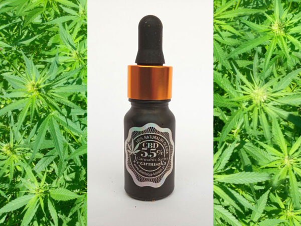 Olejek konopny CBD full spectrum olej z czarnuszki
