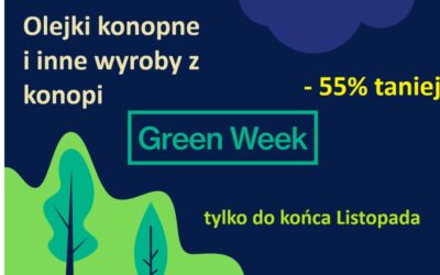 Inni mają Black Week, a u nas GREEN WEEK daje ponad 50% taniej!