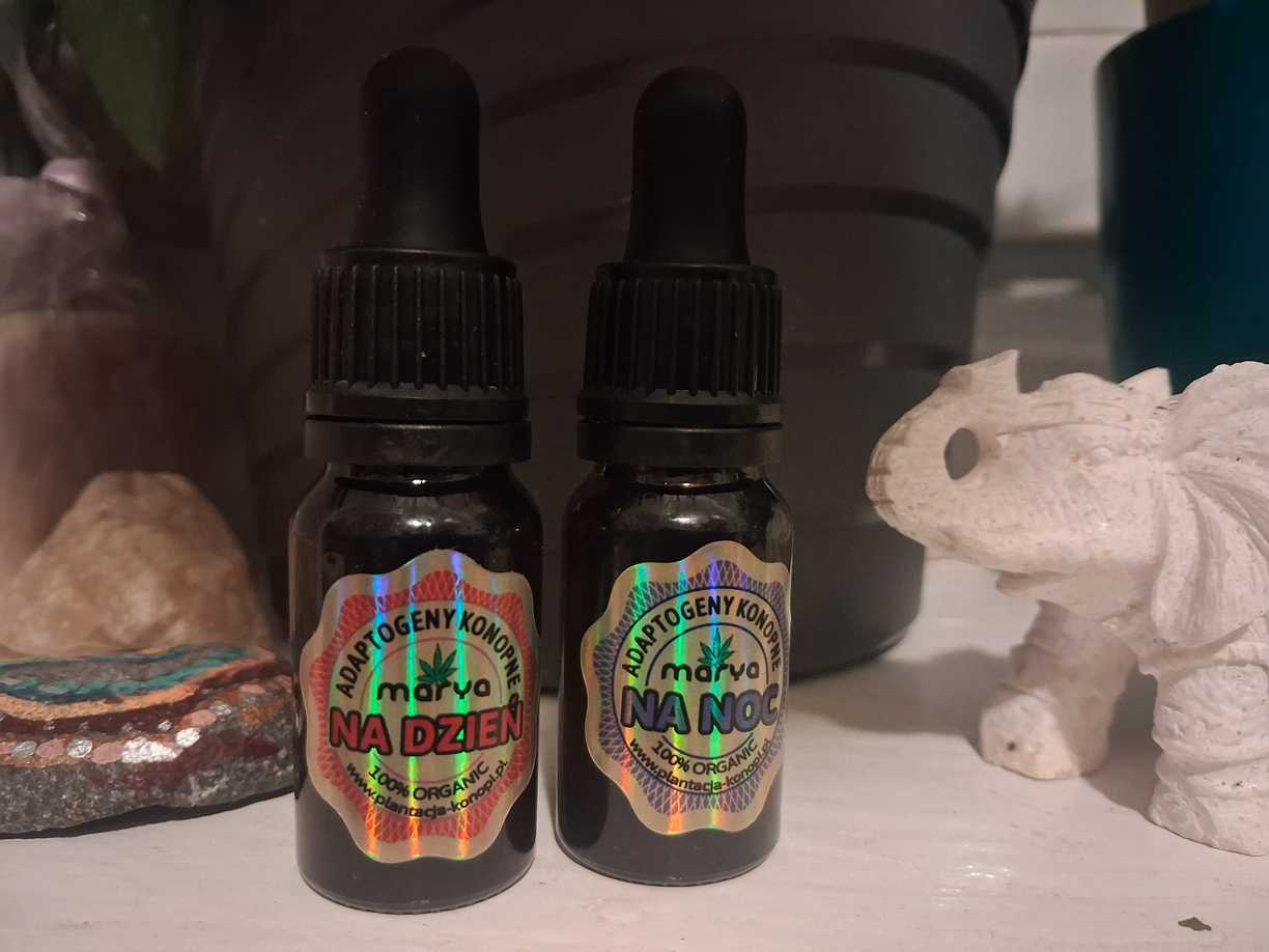 4 krople, które dostrajają do życia – poznaj Adaptogeny Konopne NA DZIEŃ i NA NOC